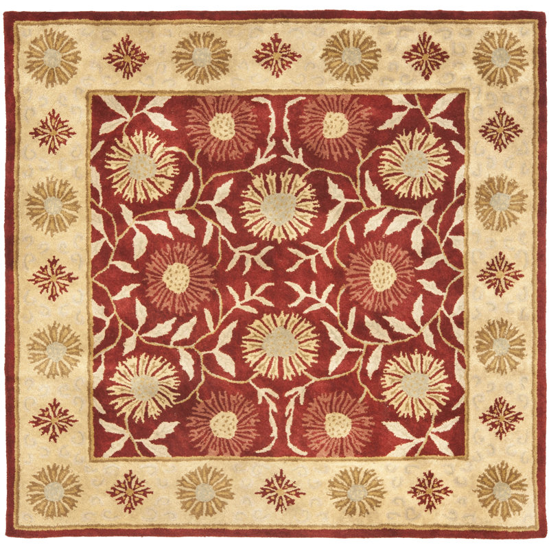 Cranmore Hand Tufted Wool Oriental Rug, Square 6'