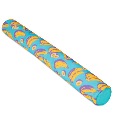 Big Joe Noodle Pool Float, Banana Pop, Doubled-Sided Mesh, Quick Draining Fabric, No Inflation Needed