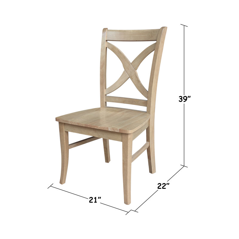 Sardinia Solid Wood Dining Chair, Honey