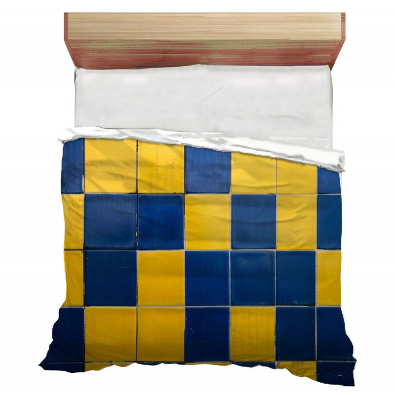 Édredon en microfibre / polyester pelucheux à la mode, Édredon simple