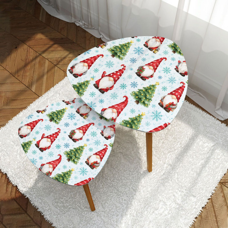 Ensemble de 2 tables gigognes Triangle