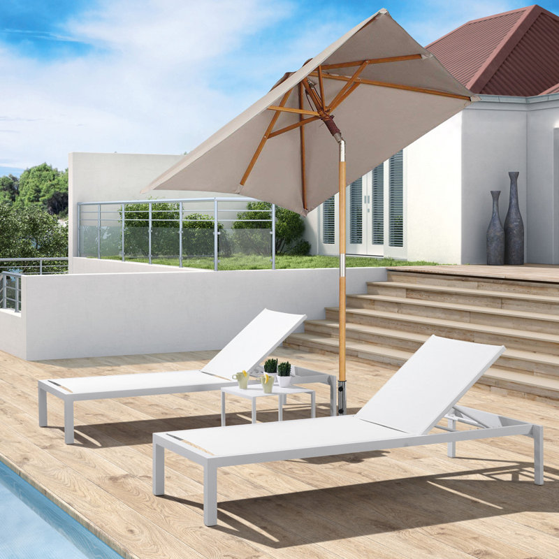 200cm X 150cm Rectangular Balcony Parasol