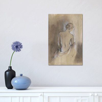 Contemporary Draped Figure II by Ethan Harper - Wrapped Canvas Print