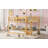 Low Twin Over Twin Bunk Bed, Floor Bunk Bed With Ladder-846819104