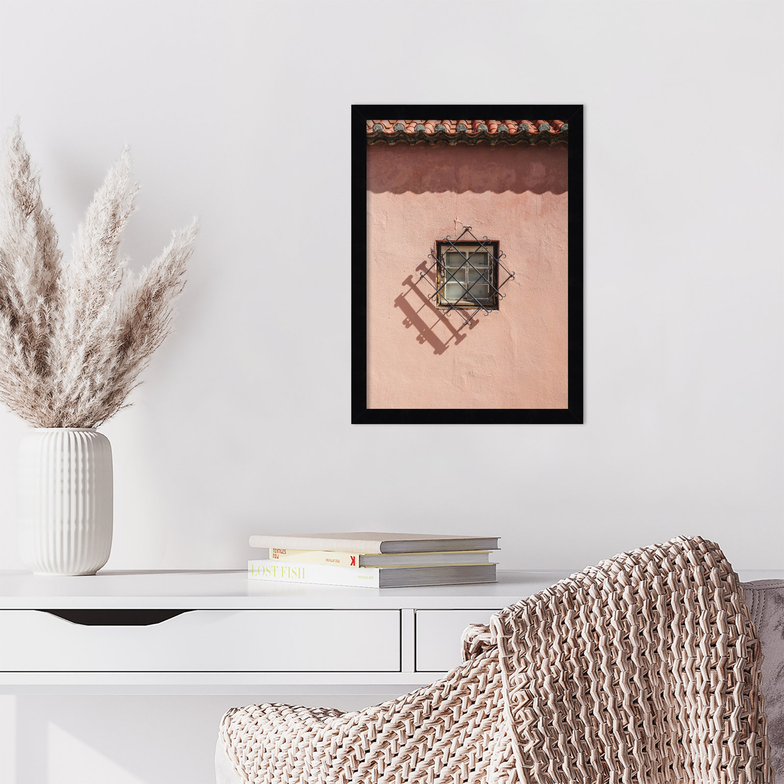 Pompano "Window 02" Print by Shot by Clint, Black, 17" H x 13" W