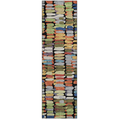 Premium Machine Washable Mayfield AMF2349 Abstract Rug
