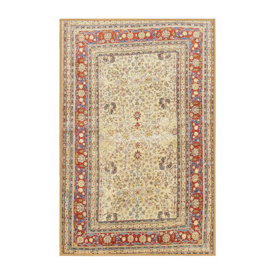 Tapis oriental rouge / beige