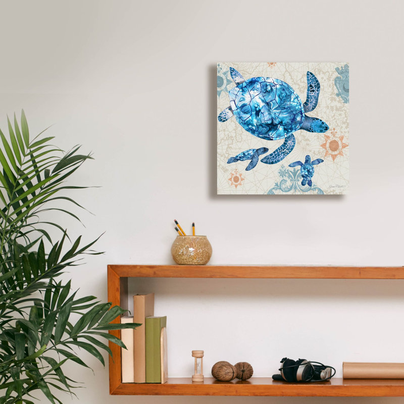 «Coastal Collection C» par Jean Plout, art mural sur toile, H 12 po x l 12 po