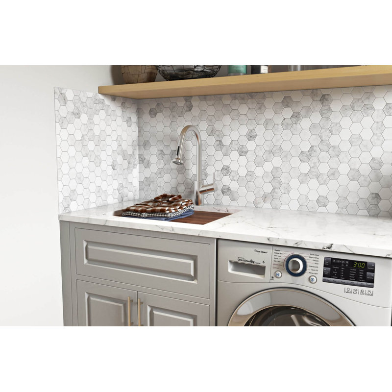 Ruvati 23" x 19" x 13" Deep Laundry Utility Workstation Sink Undermount 16 Gauge