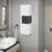 Vanguard Wall-Mounted Single Door Medicine Cabinet With 3 Interior Storage Shleves, Space-Saving Bathroom Storage Organizer With Concealed Shelving-78679374