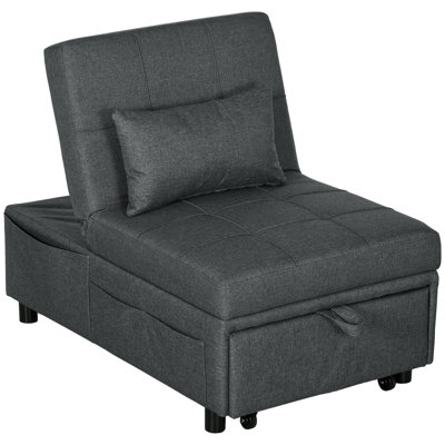 Marmion Single 65.5cm Upholstered Futon Chair