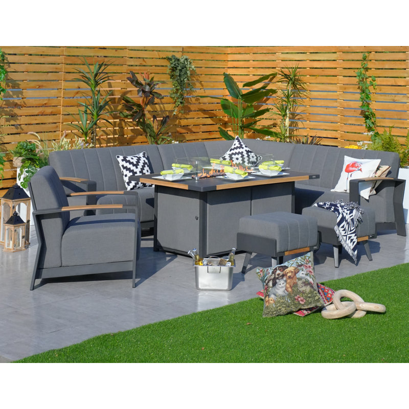 Speier 7 - Person Patio Conversation Set with Cushions
