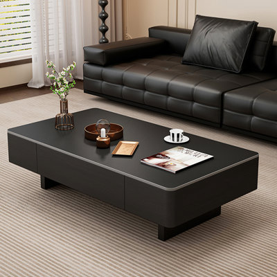 Modern simple rectangular coffee table
