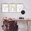 «Dream Big Little One Happy Sun Rainbow» par Lisa Larson, ensemble de 3 reproductions d'art textuel-151483319-157234556