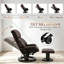 Fauteuils de massage pivotants avec repose-pieds, revêtement en cuir PU, base en bois, style cinéma moderne-769452244