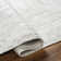Rectangle Ayash Hand Tufted 100% Recycled PET Yarn Area Rug in White/Grey