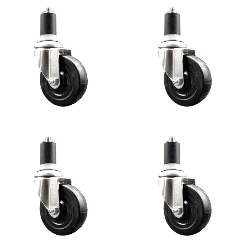 Hard Rubber Wheel Swivel Caster