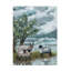 «August Grove® Melissa Wang Sheep By The River II», art mural sur toile-290775073