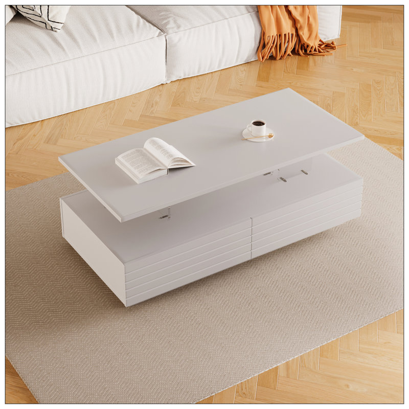 Table basse, Blanc