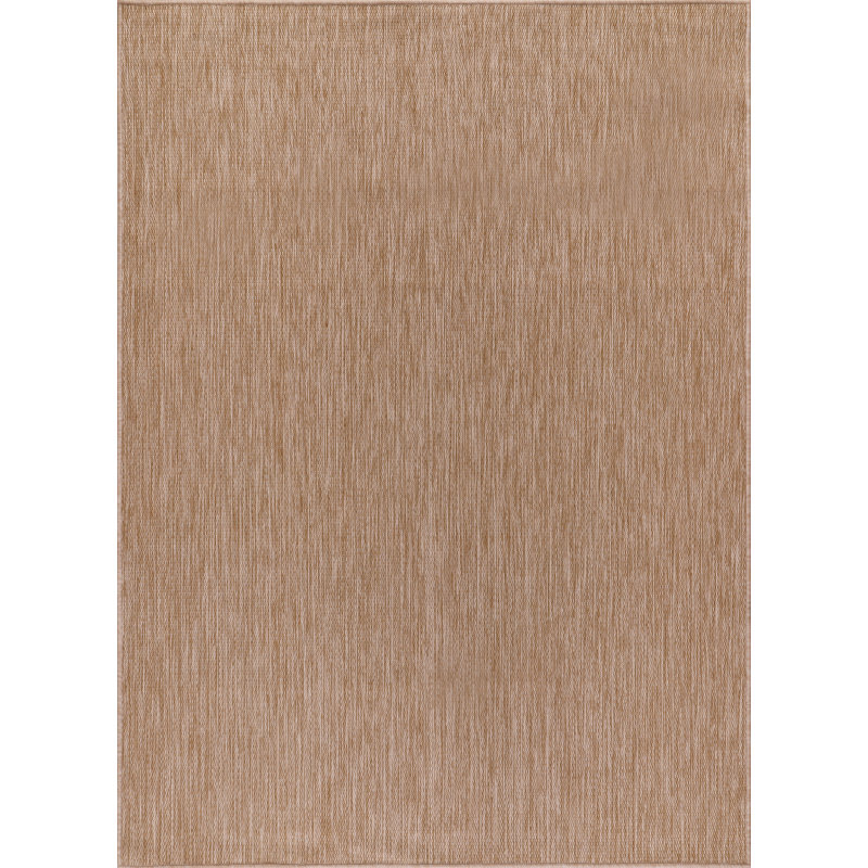 Tapis intérieur / extérieur beige Waikiki, Rectangle 5 pi x 7 pi