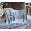 Ensemble de draps et taies décoratives Ambesonne Winter, noir, blanc, bleu ardoise-106798183