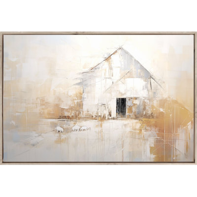 «Barnside Serenity», art mural sur toile