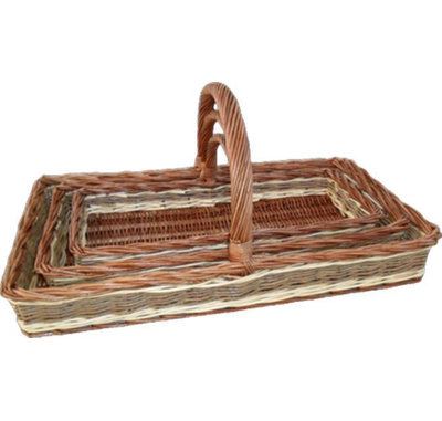 August Grove Hidevale Wicker Decorative Basket