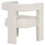Verda White Upholstered Accent Side Chair(Only Dining Chairs)