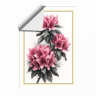 Pink Peonies Study Botanical - Print