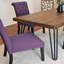 Ensemble de salle à manger 5 pièces, table à manger en épingle à cheveux avec 4 chaises-2124373742