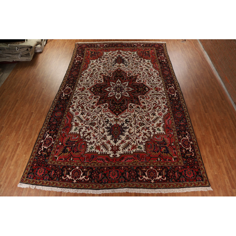 One-of-a-Kind Rectangle 12'4'' X 19'1'' New Age Wool Area Rug in