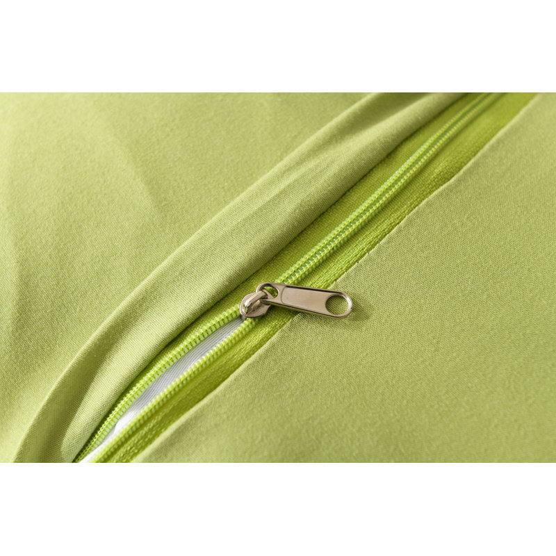 Embroidered Indoor/Outdoor Pillow Cover, Green