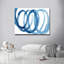 «Loopy Blue» par Dana McMillan, reproduction d'art sur toile tendue-20733811