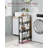 Slim Rolling Cart 5 Tier Storage Cart Narrow Cart with Handles, Metal Frame-113673957-113673958