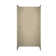 48'' W 36'' D 72'' H Glue Up Solid Surface Wall