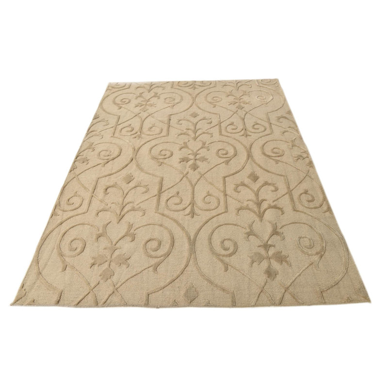 Tapis beige 5x8 Pham