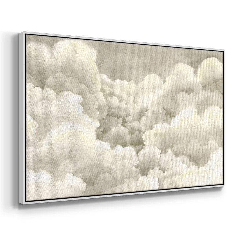 " Storm Brew III ", 17" H x 25" W x 2" D, White