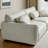 White Genuine Leather Modular Sofa cushion couch-1960822045-1960822044