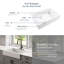 Parker White Fireclay 26" Single Bowl Quick-Fit Drop-In Farmhouse Apron Kitchen Sink (3 Holes) and Drain-132449019