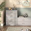 Bibliothèque de rangement en bois à 2 tiroirs Breayla H 15,7 "-721046585