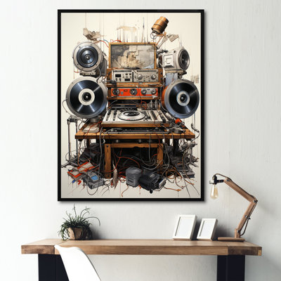 Schéma d'un plateau tournant II sur toile
