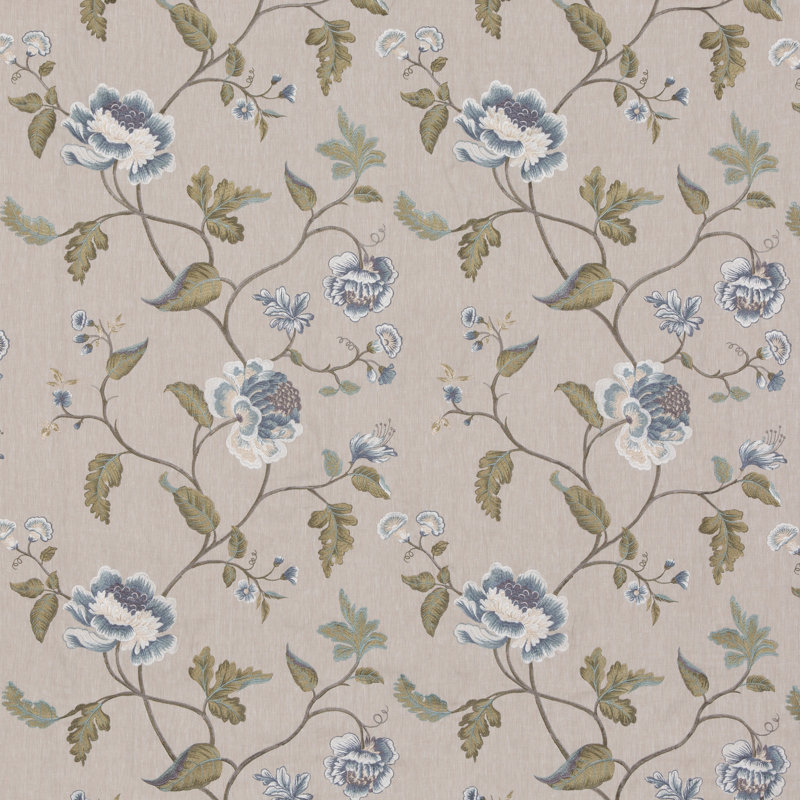Ashmore Lavenham Fabric, Blue