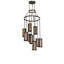 Lustre cylindrique à 9 lumières
