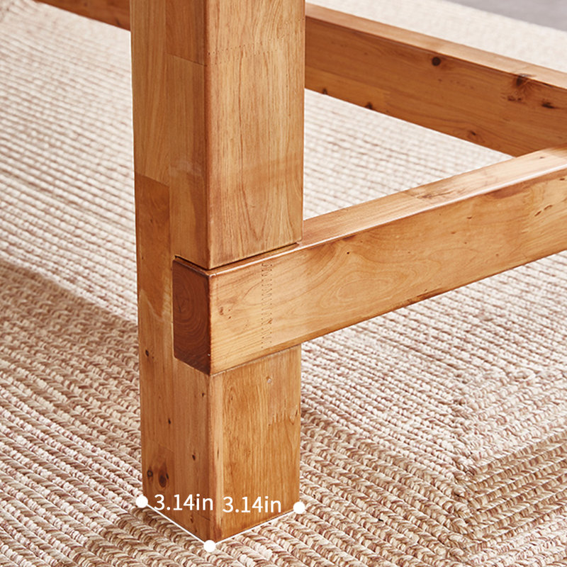 Table de salle à manger Log Log, H 29,52 po x L 62,99 po x l 31,49 po