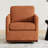 Benten Upholstered Swivel Armchair-165201079
