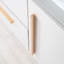 Lea Unit Includes a Removable with 2 Drawers and 1 Door, and a Beige / Gray Wooden Handle Changing Table