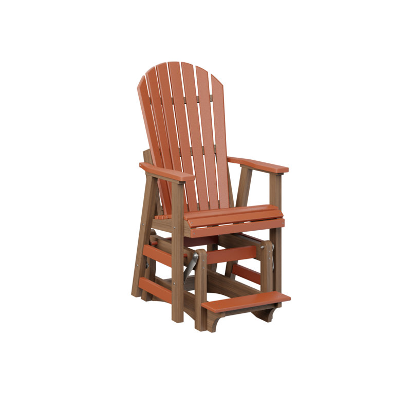 Contre-planeur simple berlinois berlinois berlinois, Mango Orange Top/Antique Mahogany Base