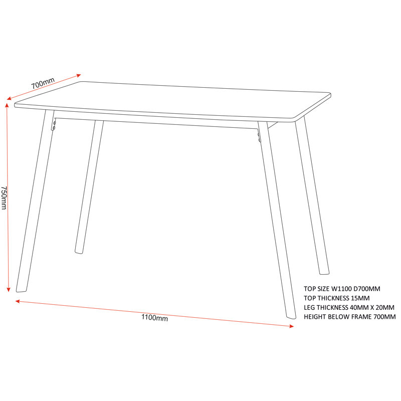 Palmeri 4 - Person Dining Set, Black