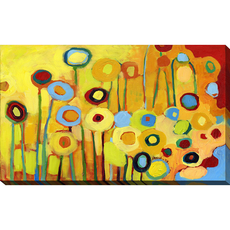 "Growing No.5" par Jennifer Lommers, reproduction d'art sur toile tendue, H 28 po x l 48 po x P 1,5 po