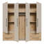 Minija 4 Door Manufactured Wood Wardrobe-2030194543